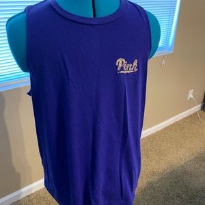 VS Pink sequin tank top